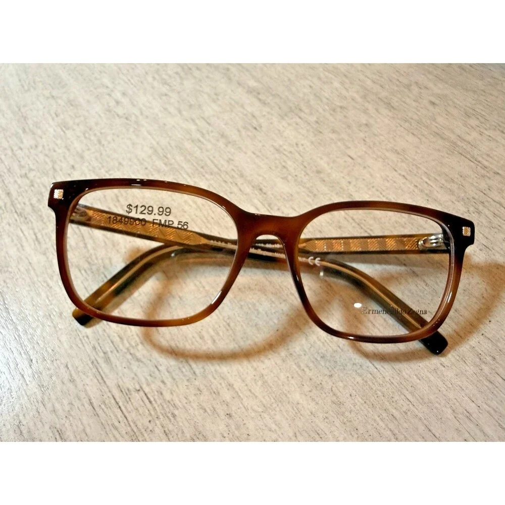 Ermenegildo Zegna EZ5203 052 Dark Havana‎ Eyeglasses 56-18-145 Men's New Frame